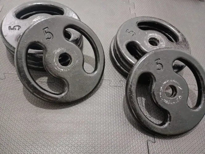 Kit 8 Anilhas de 5kg
