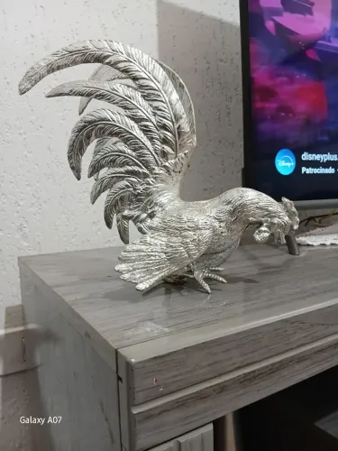 Galo de alumínio decorativo!!