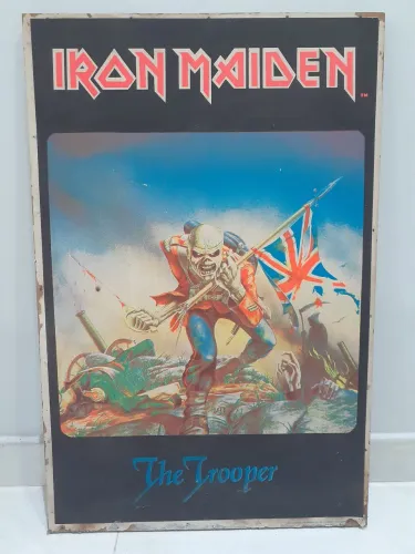 Antigo Poster Iron Maiden.