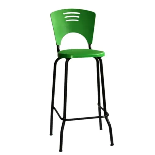Banqueta Alta Fixa Verde Design Sofisticado para Cozinhas, Bares e Espaços Gourmet 34102