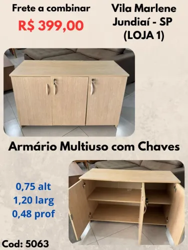 Armário Multiuso com Chaves 
