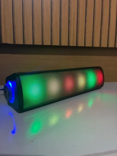 Caixa De Som Soundbar Bluetooth Computador TV PC Gamer RGB Novo - Produto Novo
