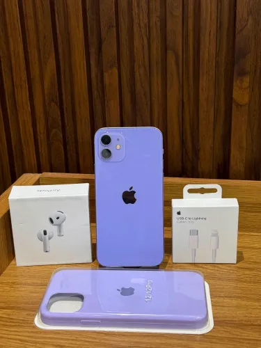 Iphone 12 Lilás 128gb original + Acessórios