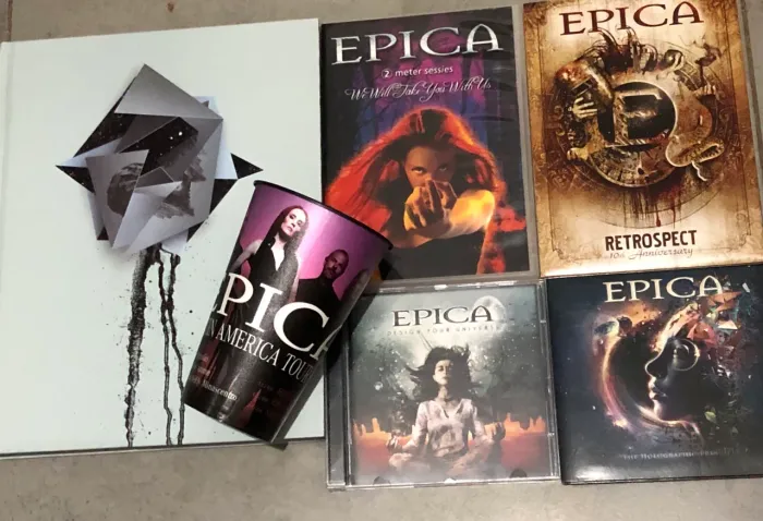 EPICA - CDS, DVDS, LIVRO E COPO