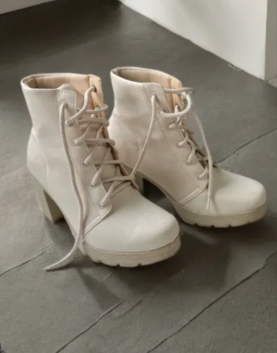 Bota/coturno | Branco