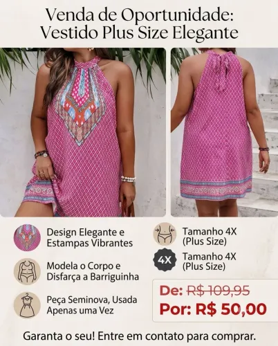 Vestido plus size