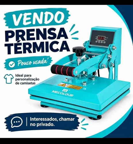 Prensa térmica para sublimação 