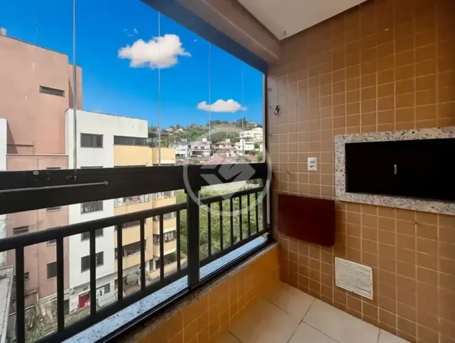 GHO-345929 - APARTAMENTO À VENDA NO ABRAÃO  02 DORMITÓRIOS (1 SUÍTE)  SACADA COM CHURRASQU