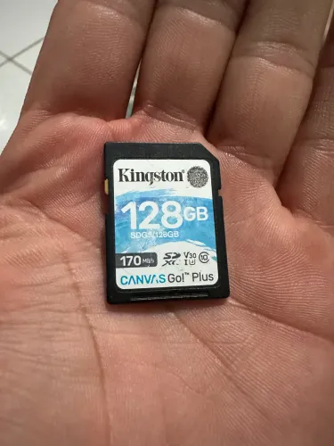 Cartão SD 128gb Kingston