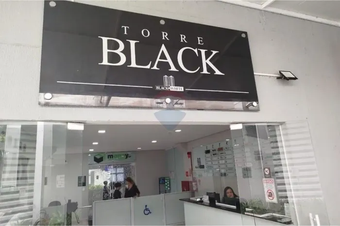 Sala Comercial 40m2 Moderna Edifício Black and White - Imobiliária Sheva