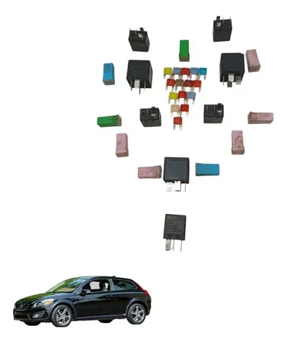 Kit Fusivel Rele Volvo C30 T5 2.5 2008 2009 2010 2011 2012