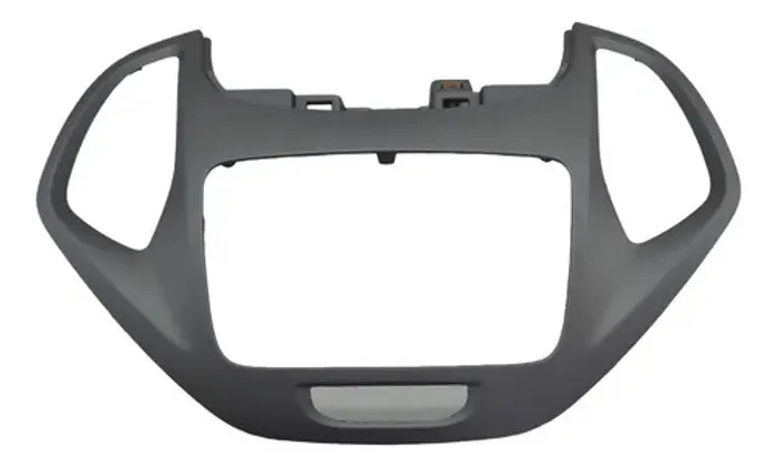 Moldura Central Painel Radio Difusor Ford Ka 2019 Original Prateado