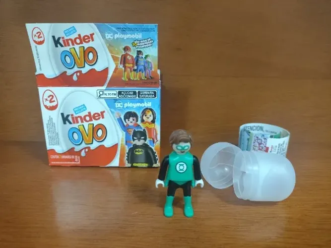 Lanterna Verde (Green Lantern) - Kinder Ovo coleção DC Playmobil