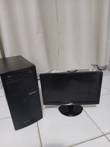 Computador usado, com um pequeno problema de sinal 