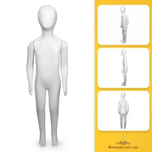 Manequim infantil de corpo inteiro para loja