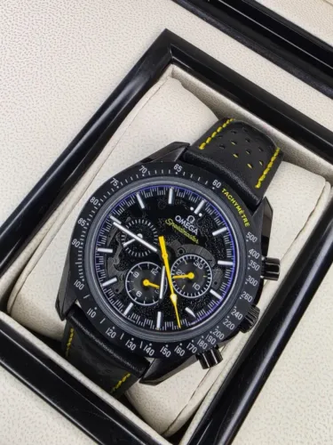 RELOGIO Omega Speedmaster Dark Side Aço Oxiblack Automatico LINHA AAA+ EM 10X SEM JUROS