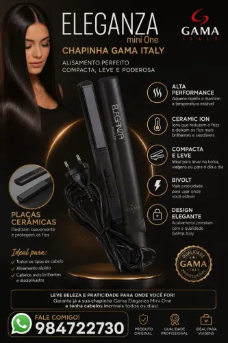 chapinha e escova secadora