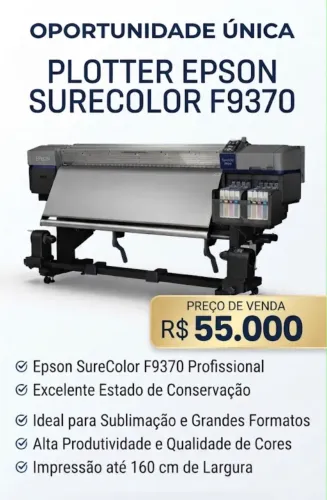 PLOTTER EPSON SURECOLOR F9370 OPORTUNIDADE ÚNICA (aceito propostas)
