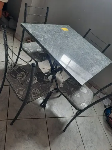 ***PROMOÇÃO *** MESA 4 CADEIRAS *NOVA * DIRETO DA FABRICA 