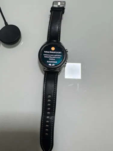 Smartwatch Samsung Watch3 Original com Carregador Duplo para celular Indução
