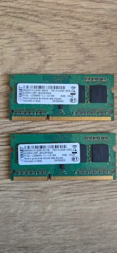 Memória RAM PC3L verde 4GB Smart
