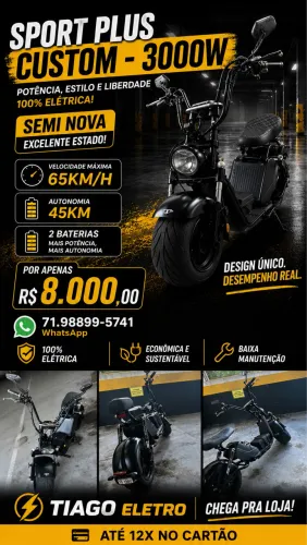 SCOOTER ELÉTRICA - 3000w