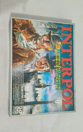 Jogo de tabuleiro Interpol (1986)