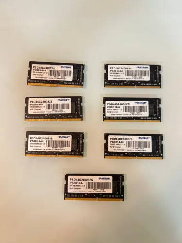 Pack de 7 Memorias 4Gb DDR4 2400mhz Para Notebook