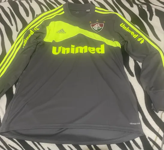 Camisa Fluminense 2014 adidas manga longa goleiro g