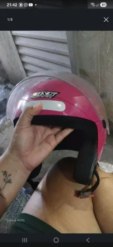 Capacete New libert em bom estado só falta a trava da viseira