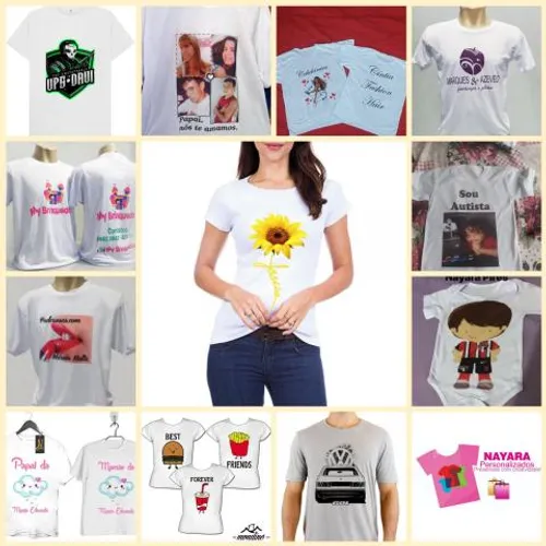 Camisetas Personalizadas - Arte Grátis