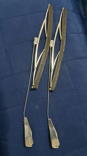 Kombi vovozinha par de braços limpadores parabrisas inox novos