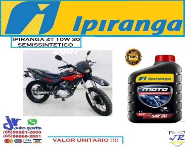 Oleo Ipiranga Moto 4T 10W30 Bros 2007
