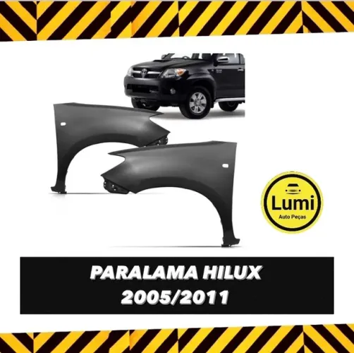 Paralama Hilux 2005/2011 - NOVO!!
