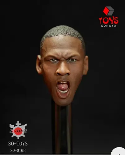 Cabeça jordan para action figure escala 1/6