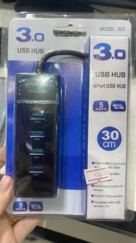 Hub Usb 3.0 4 Portas Super Speed 5gbps 303 - Loja Coimbra Computadores Entregamos