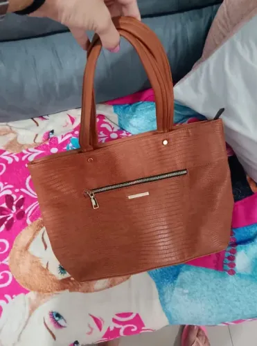 Bolsa de ombro marrom