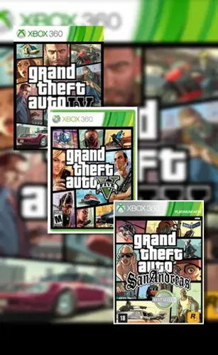 Combos GTA Xbox 360 3 jogos