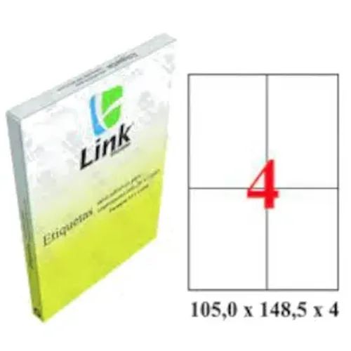 10 folhas A4 com 4 etiquetas autocolantes para impressão de etiqueta de correio