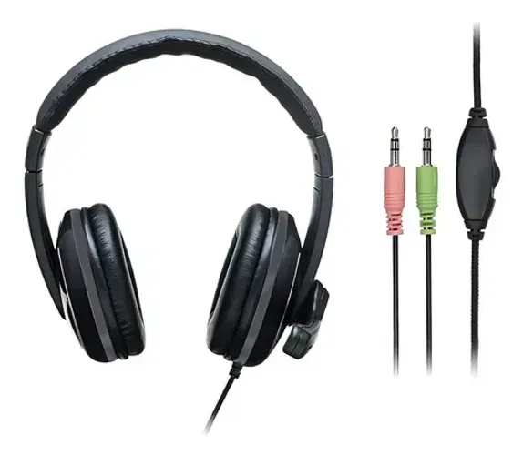 FONE DE OUVIDO HEADSET PRO COM MICROFONE PRETO MULTILASER