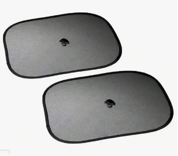 Kit 2 Unidades Protetor Solar Para Vidro Lateral de Carro com Ventosa Tapa Sol z860 