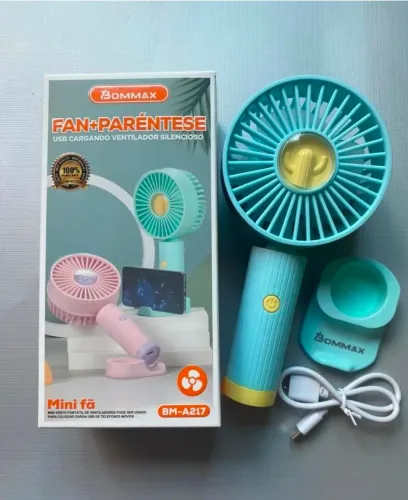 Mini Ventilador com recarga USB /bateria de lítio recarregável 
