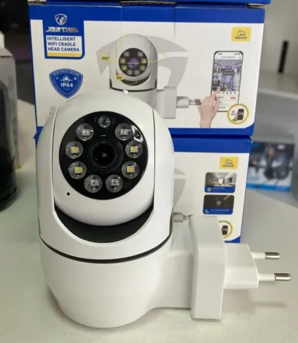 Câmera De Segurança Wifi Visão Noturna Vigilante Jt 8178 Branco
