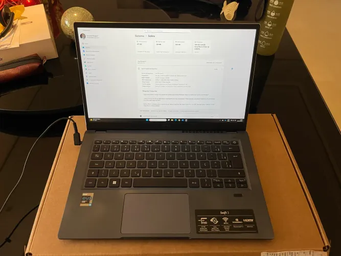 Notebook Acer Swift 3 como novo! Intel i5 11ª Geração, 16GB, SSD 512GB, leve e rápido