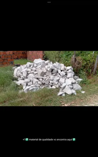 Material para construção pedras de alvenaria, entrega rápida.