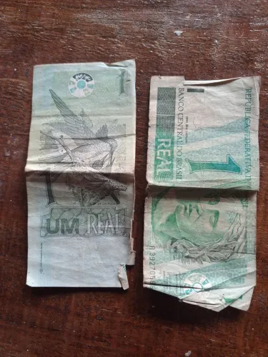 Cédulas Antigas de 1 Real