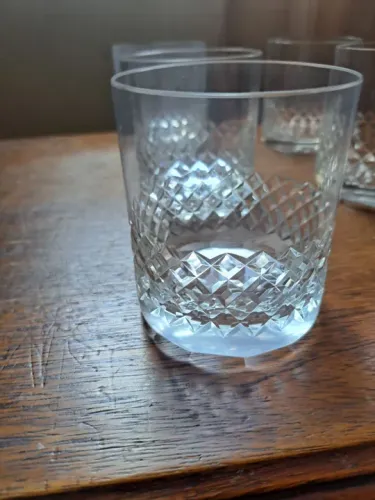 Jogo de 6 copos de cristal