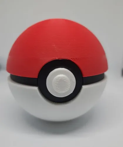 Mini Pokébola Impressa em 3D