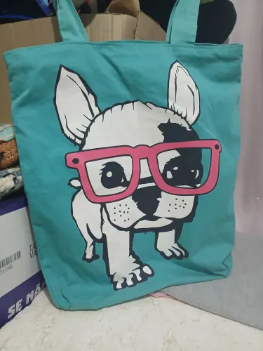 Bolsa de ombro de pano