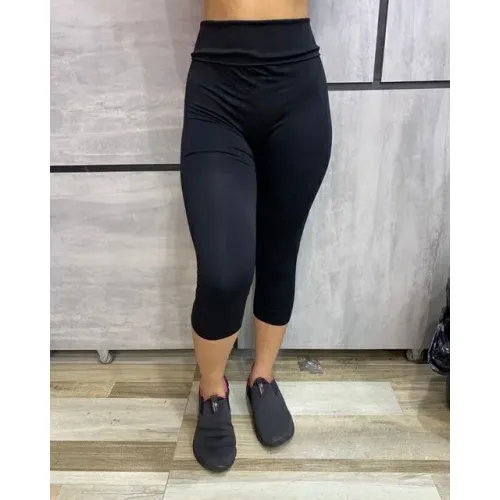 Legging Preta Feminina Corsário M